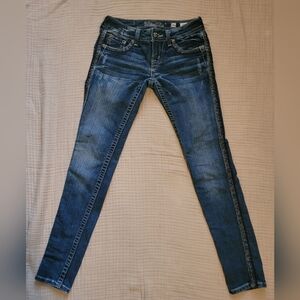 Miss Me Dark Blue Skinny Jeans